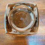 Smoked glass ashtray