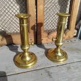 Pair of brass candlesticks