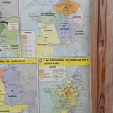 MDI school map "The territorial formation of France"