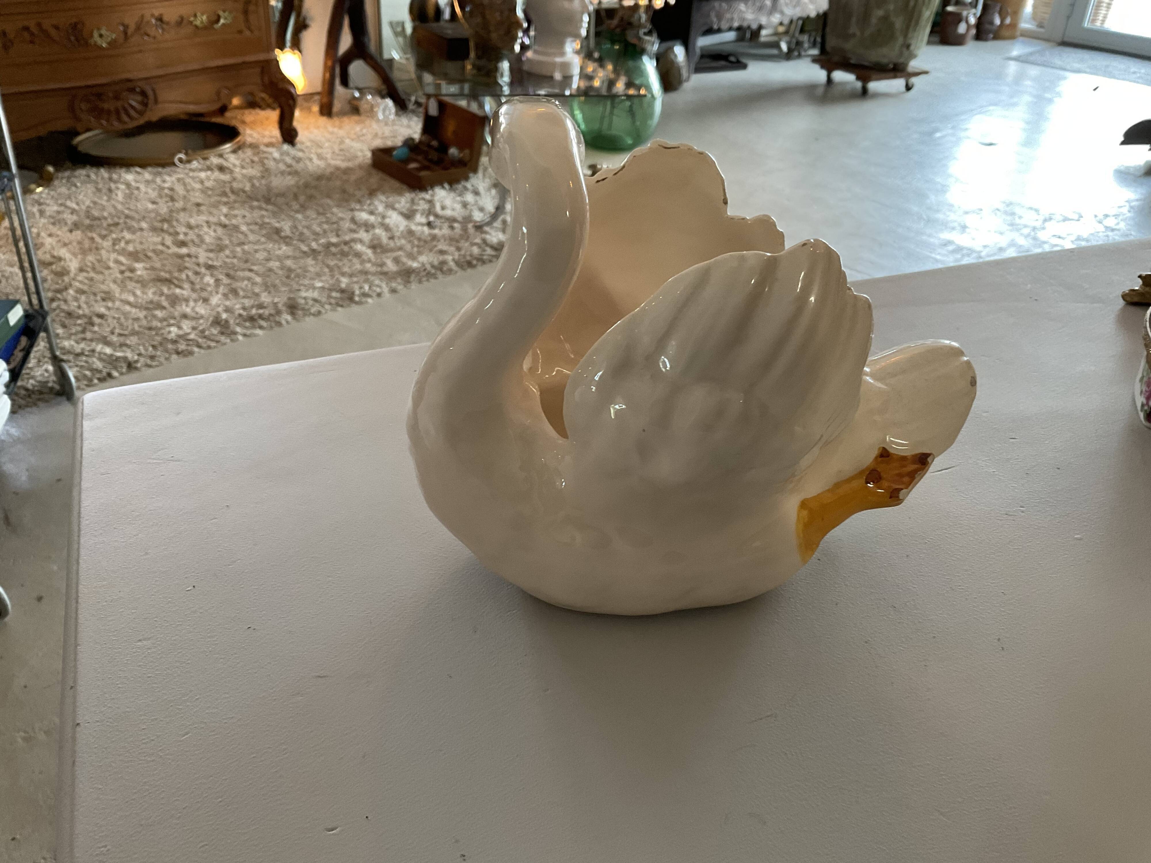 Empty swan pocket. Vallauris. Jérôme Massier .vintage