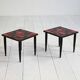 Side tables with mosaic top, Japan 1960s