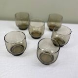 6 vintage glasses