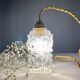 Vintage rectangular glass globe suspension