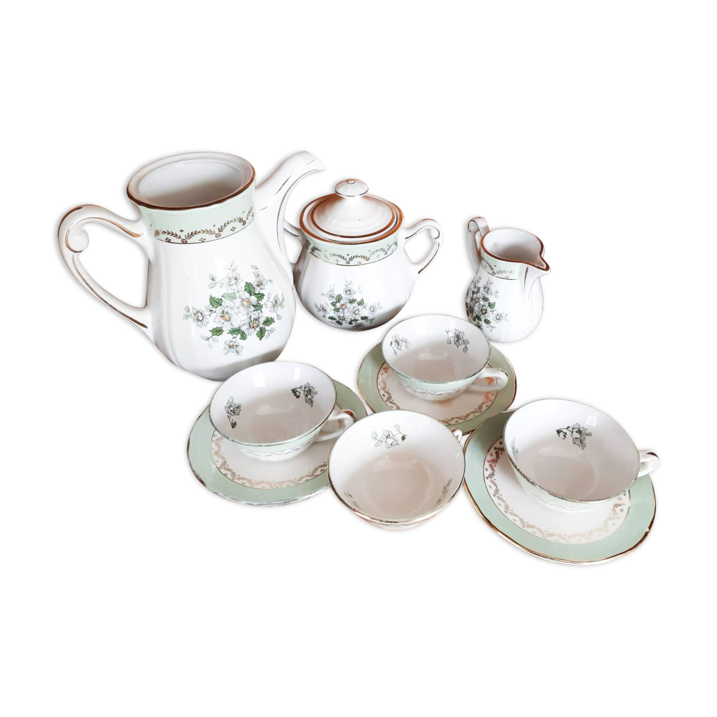 Coffee service L'Amandinoise Saint Amand 50s