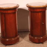 pair of somnos in mahogany