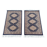 Paire de tapis orientaux 110cm x 70cm