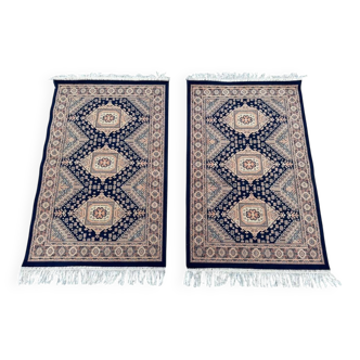 Pair of oriental rugs 110cm x 70cm