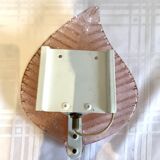 Glass sheet wall lamp