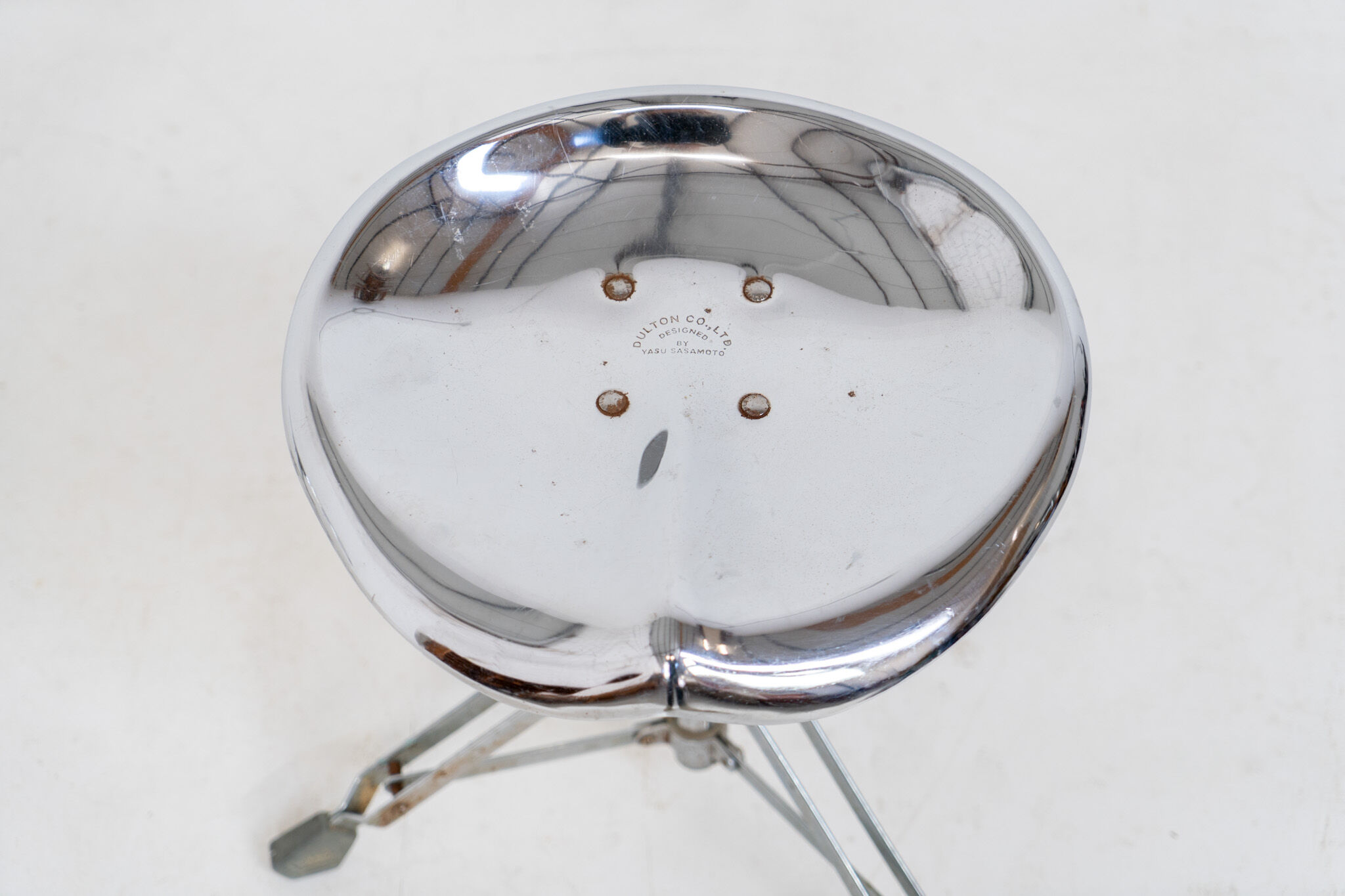 Rare pair of Dulton stools by Yasu Satamoto