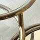 Removable coffee table in chrome, glass & mirror by Milo Baughman, design 1970.