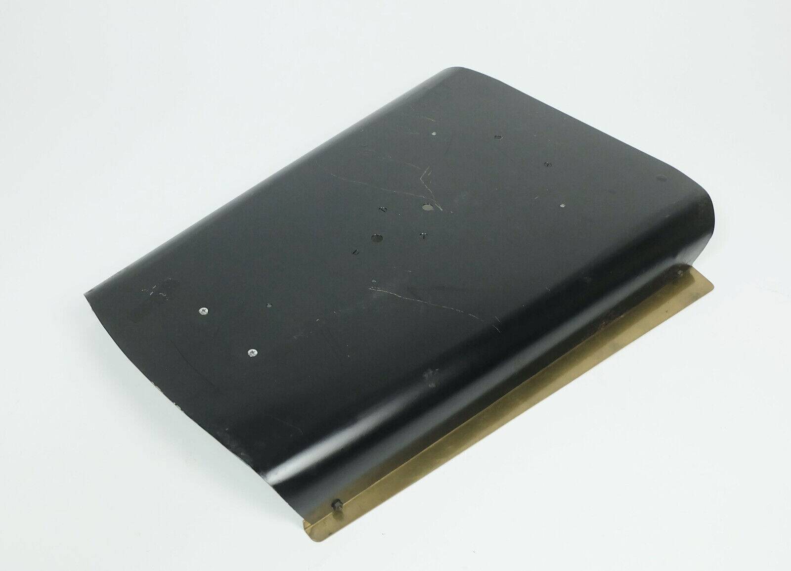 1950s 1960s mid century modern WALL MIRROR with metal and brass frame