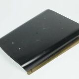 1950s 1960s mid century modern WALL MIRROR with metal and brass frame