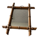 1960s faux bamboo mirror
