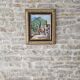 Oil painting on canvas - Savoyard village signed L Chabaud 86