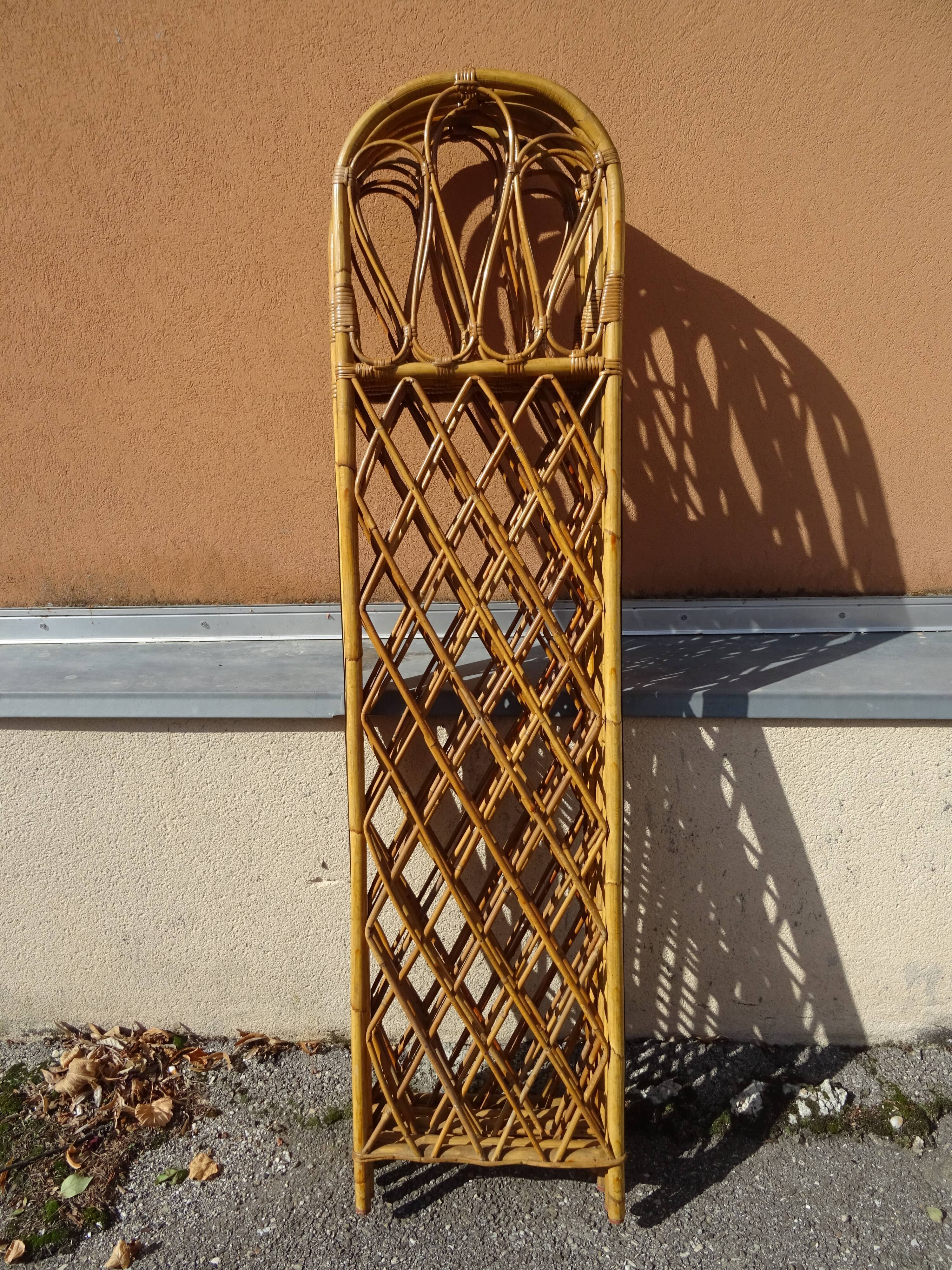 Vintage rattan screen year 60/70