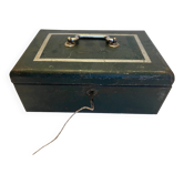 Old metal cash box