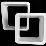 Vintage Shelves • 2 Modular Elements • Lacquered Wood • 1970-1980