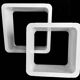 Vintage Shelves • 2 Modular Elements • Lacquered Wood • 1970-1980