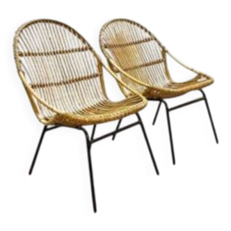 Paire de fauteuils, Alan Fuchs, années 1960, Tchécoslovaquie