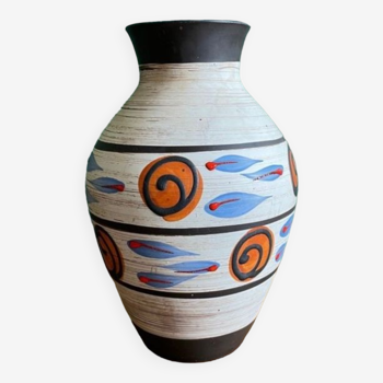 Vase west germany ceramics 60s