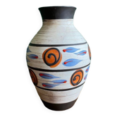 Vase west germany ceramics 60s