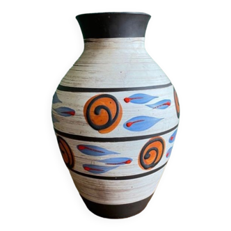 Vase west germany céramique années 60