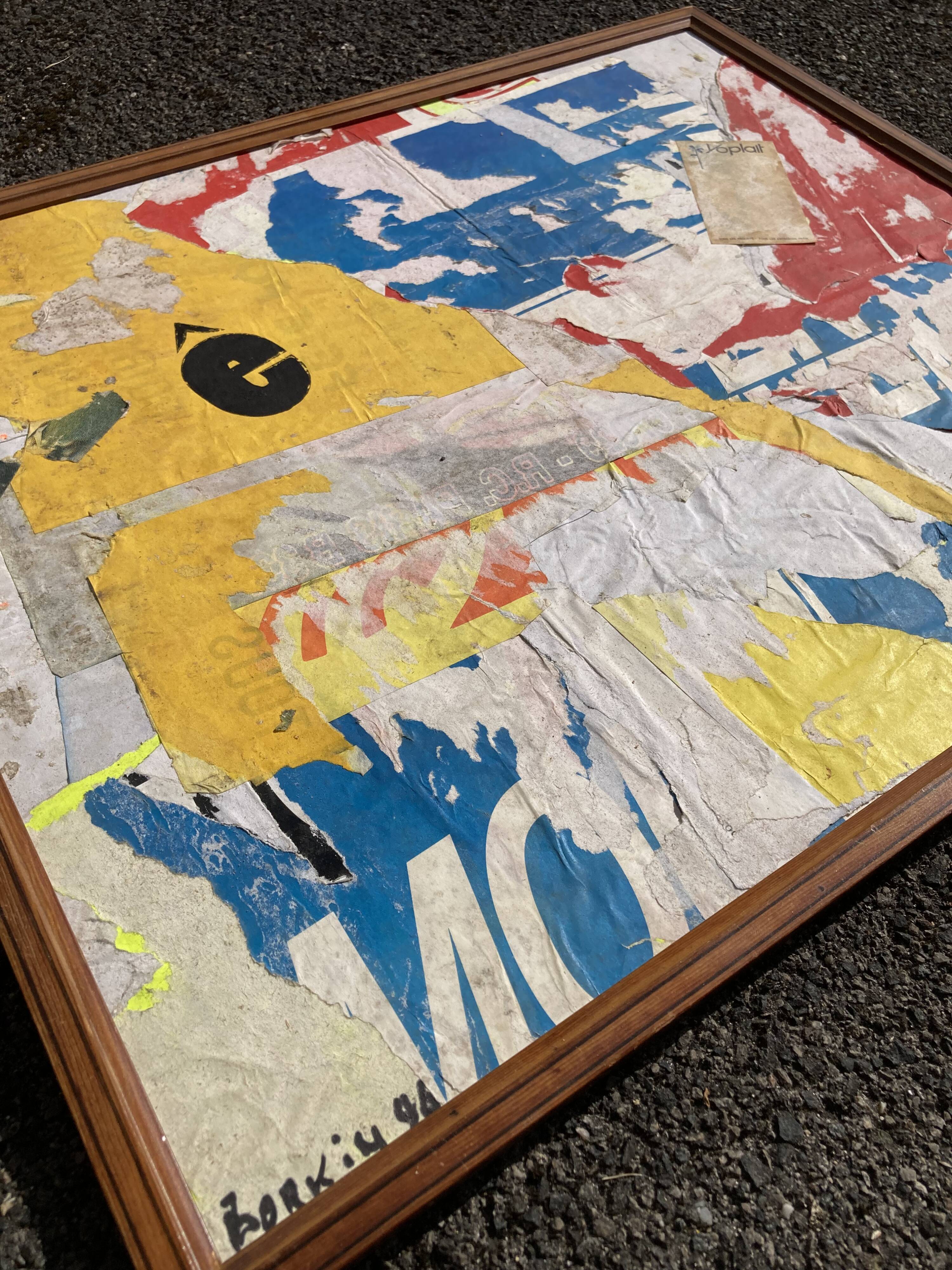 Borkin (born 1932), Collage With Circumflex E