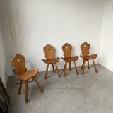 Oak mountain chalet chairs