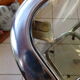 Bedside table or end of tubular steel sofa