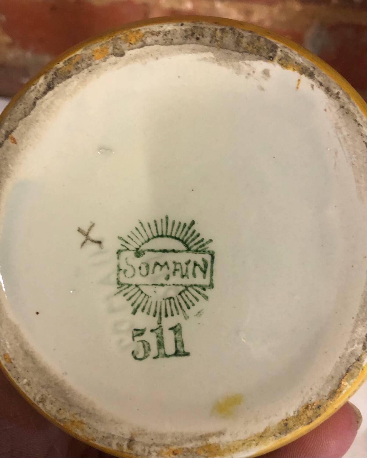 Pair of vases from somain pottery