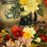 Karel Jongelinghs (1871-1948) « Nature morte aux fleurs ».