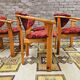 Set de 4 chaises en pin danois style Rainer Daumiller 1970