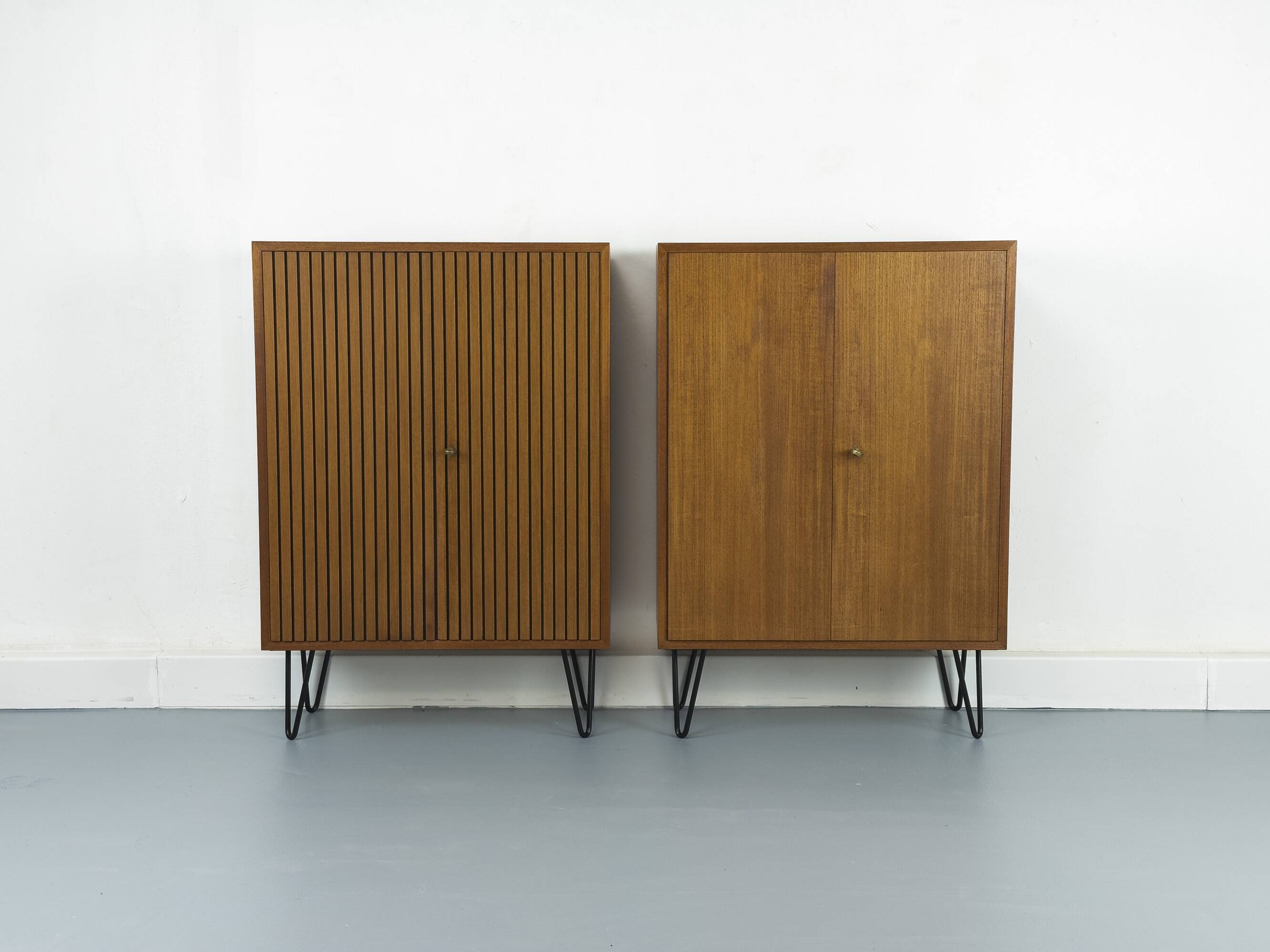 Mid-Century Teak Cabinets from Idee Möbel, 1960s, Set of 2