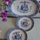 Pair of Johnson Brothers "Hearts & Flowers" dinner plates.