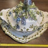 Painted ceramic planter