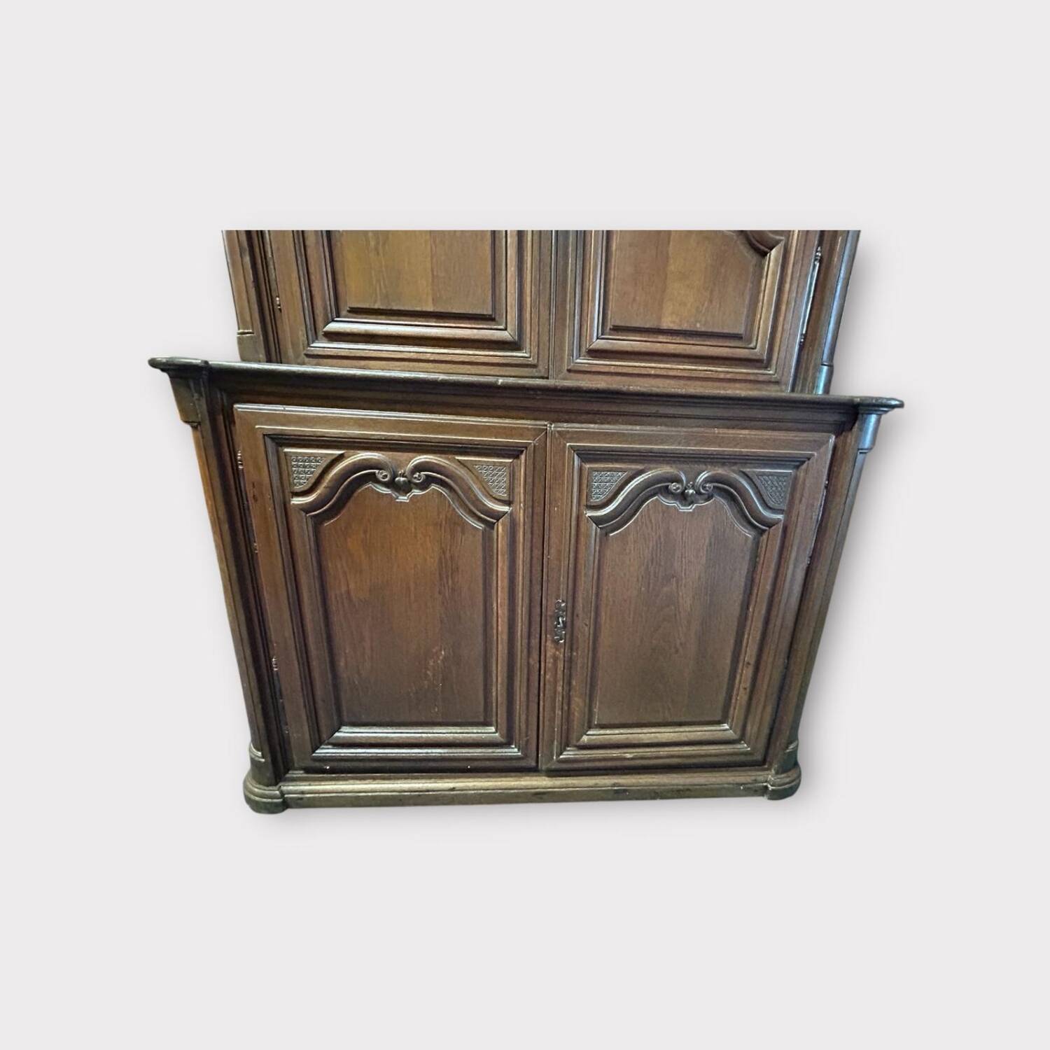 Two-body presentation buffet from the regency period in oak, 18th century parisian work