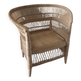 Wicker armchair