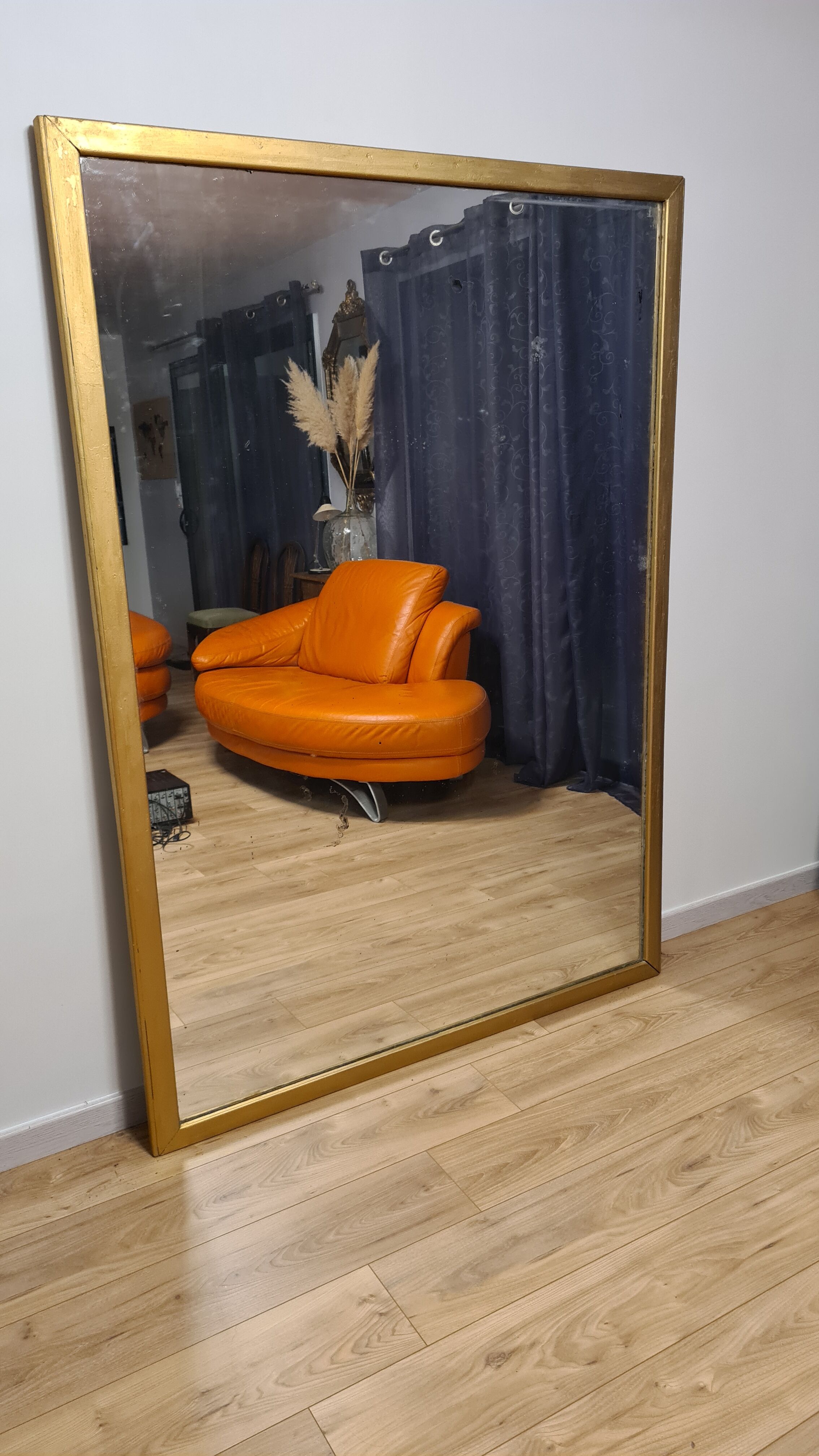 Miroir XIXème doré 182 x 132 cm