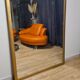 Miroir XIXème doré 182 x 132 cm