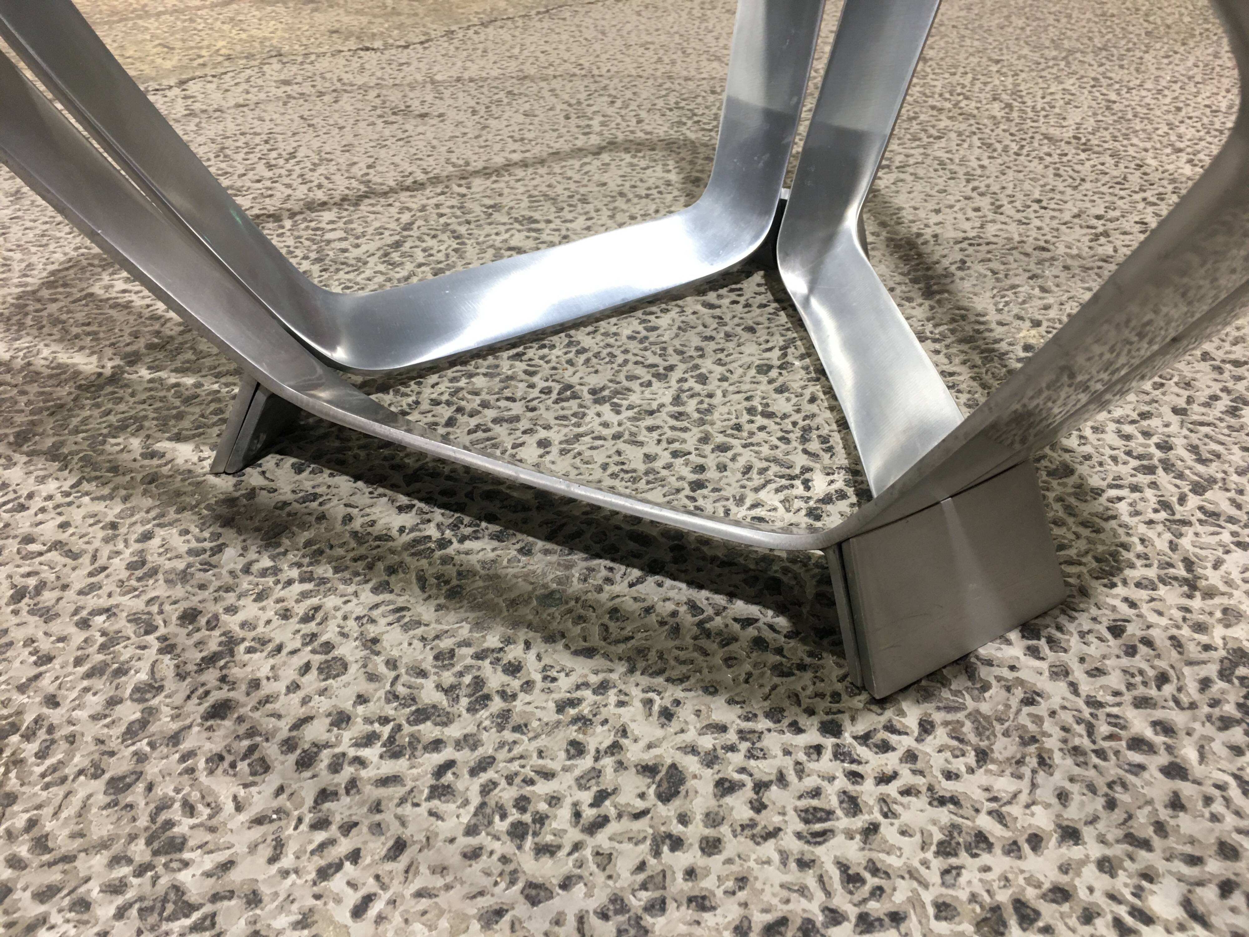 Table basse sculpturale  Knut Hesterberg années 70