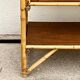Rattan and bamboo bookcase by Louis Sognot
