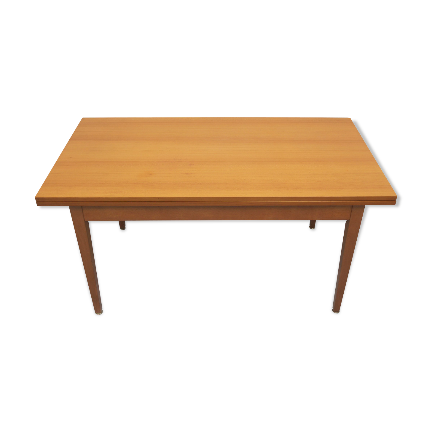 1960s extendible coffee table cherrywood, Wilhelm Renz