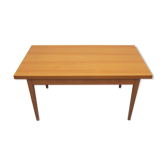 1960s extendible coffee table cherrywood, Wilhelm Renz