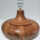 Solid wood lamp foot circular design 90s