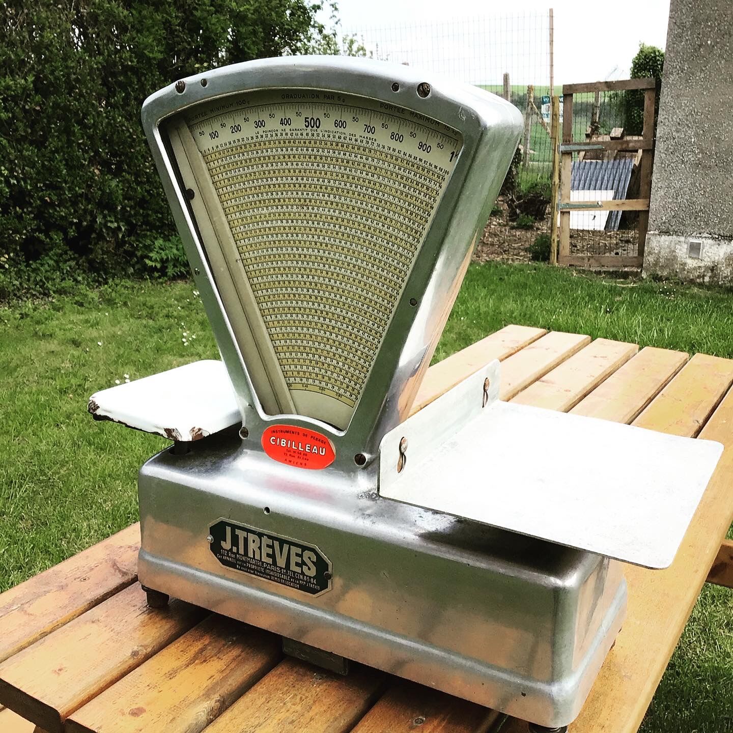 Balance d’épicier ou de boucher 1950