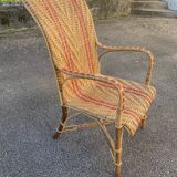 Wicker armchair