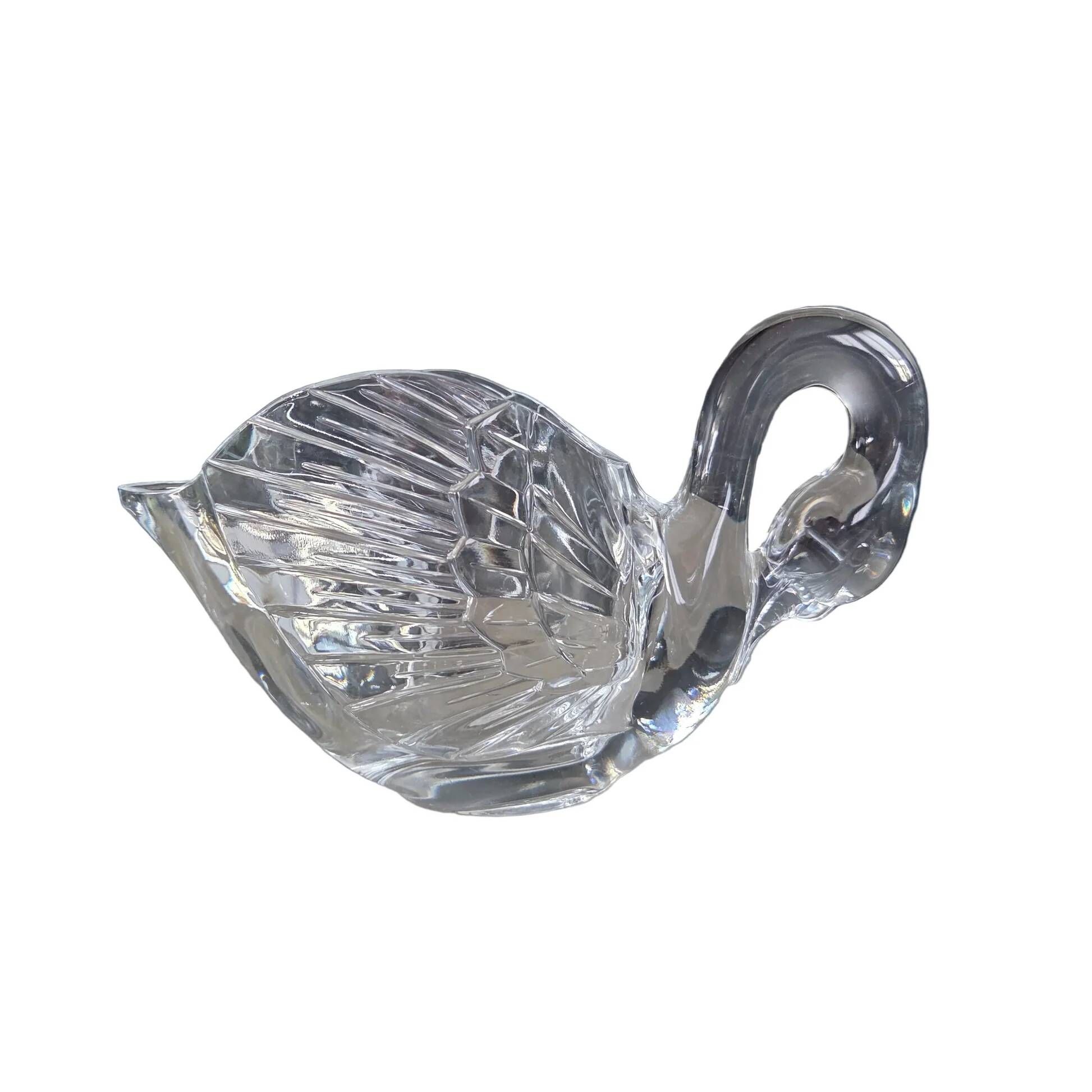 Swan crystal ice bowl