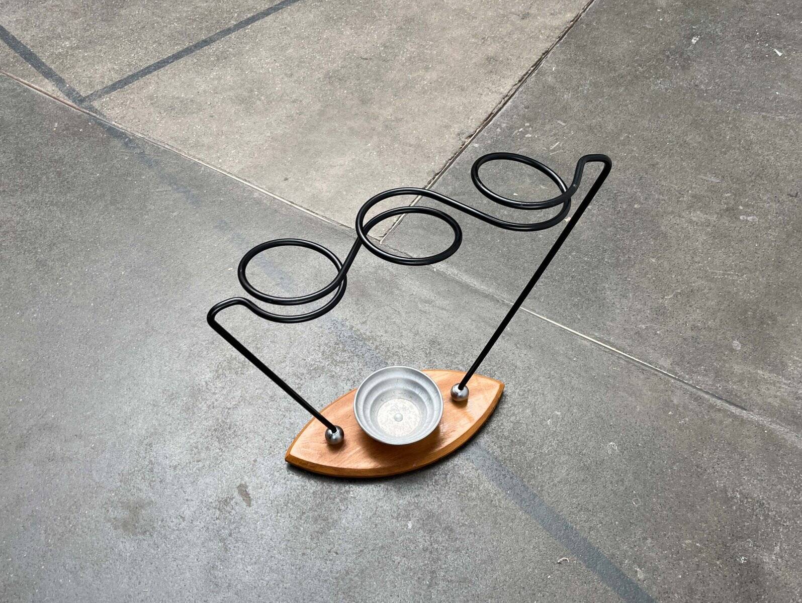 Postmodern umbrella stand, 1980s