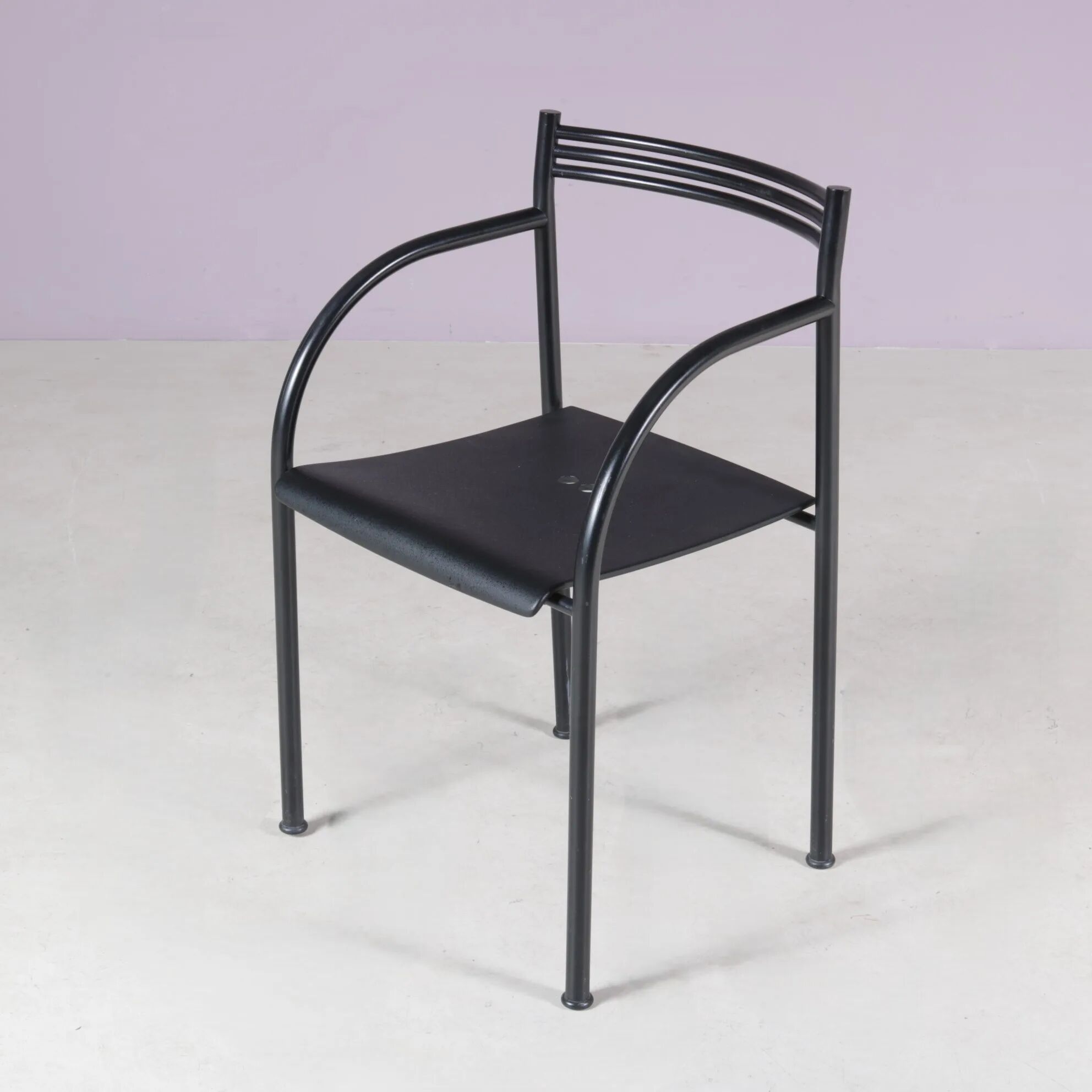 1980s dining chair by Philippe Starck for Baleri Italy
