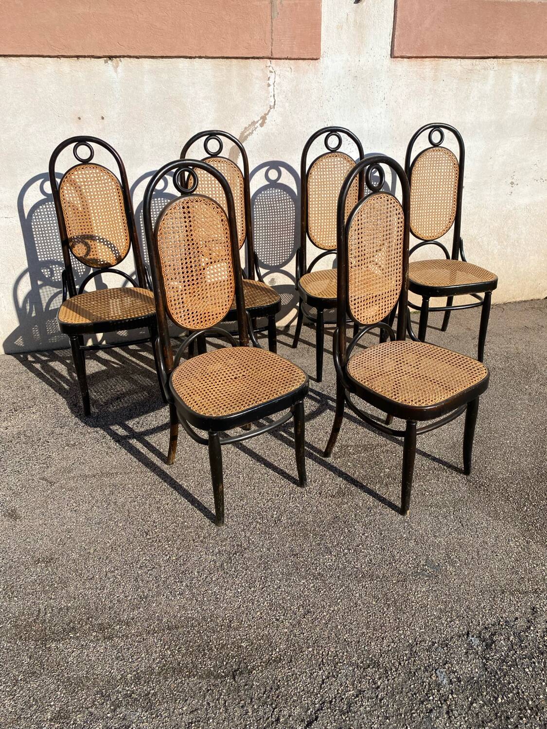 Set of 6 Salvatore Leone chairs